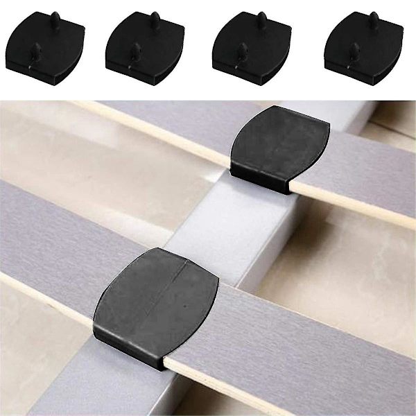 24 st 55 mm x 9 mm plast sängribbsöverdrag ersättningshållare lock för att hålla fast träribbor B