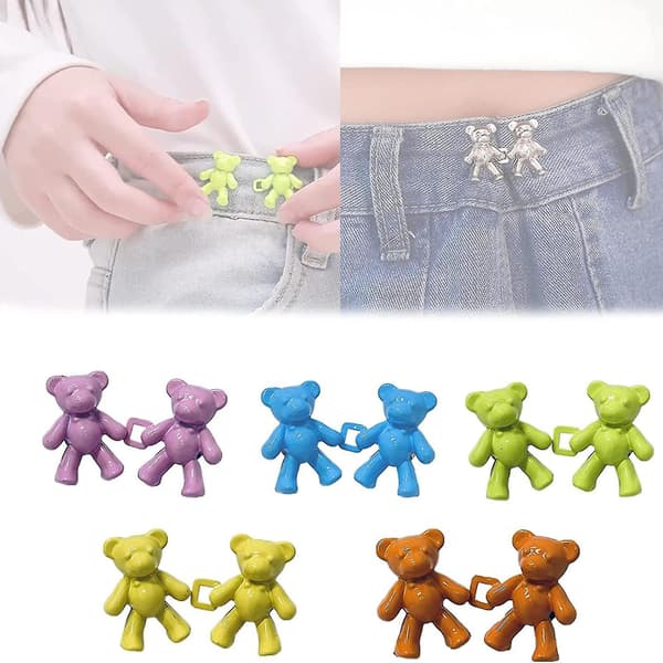 2st Jeansknappar Passar Instant Jeansknapp För Matchande Tygklänning（8）