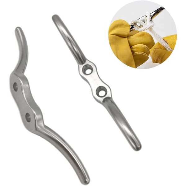 Flaggstångssnöre Klippkrok, Flaggstång, 2st Klädhängare