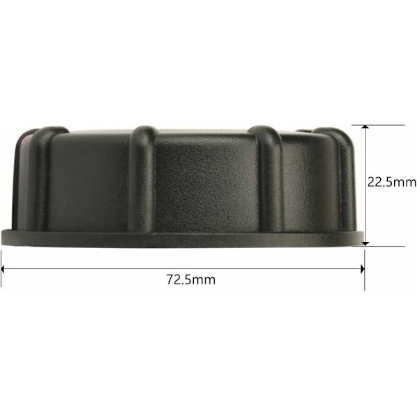Adapter IBC hætte s60x6 til tank 1000 liter, 1/2 tommer