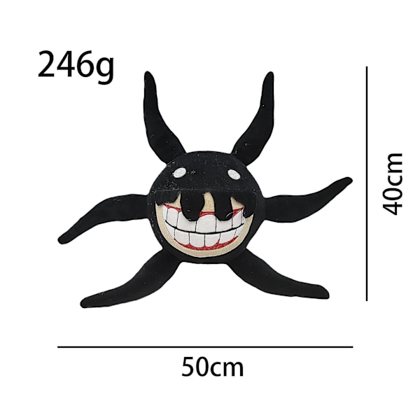 Dörrar Roblox Figur Escape The Gate Sea Urchin Plyschdocka Leksak DollBara tänder