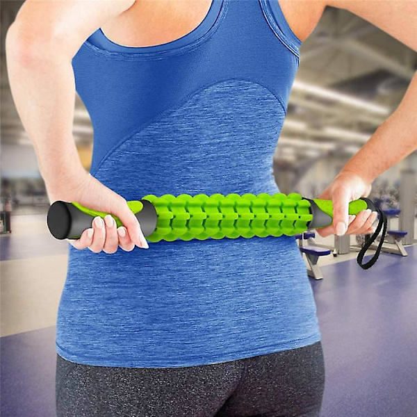 Massage Roller för ömma muskler - Djupvävnadsmassager och muskelrulle för fysioterapi och triggerpunktsavlastning för ben (18\" X 2\")