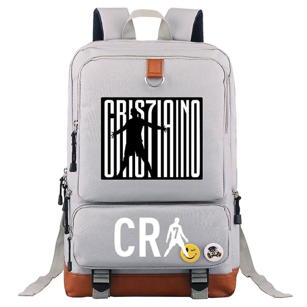 CR7 Casual datorryggsäck för män för tonåringar, bärbar reseryggsäck i svart, perfekt för studenter, skolväska för resor, Daily Mochilas4
