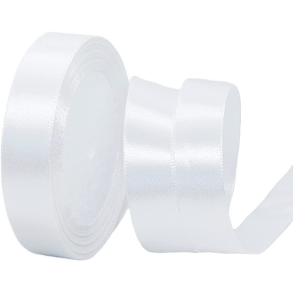 20mm för presentförpackning, 22,86m dubbelsidig satin polyesterband ballong-mörkblå