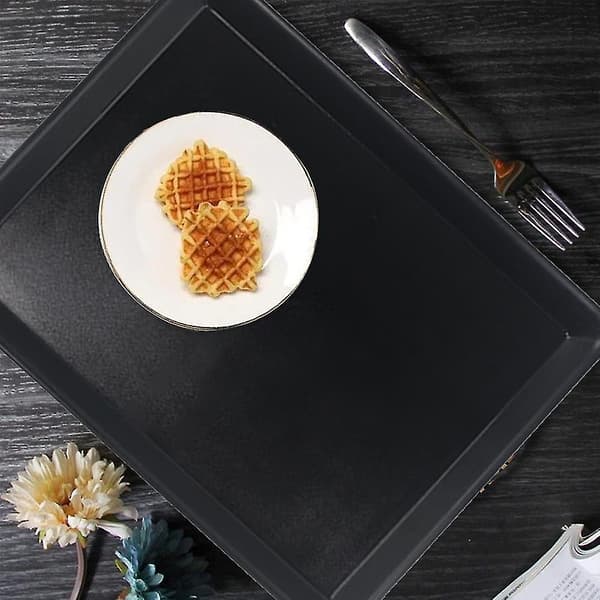 Middagstallrik Plastbricka Rektangulär Kommersiell Restaurang Serveringsplatta-26（stil5）