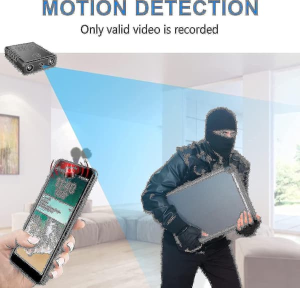 Minista Ip Wifi Säkerhetskamera.usb Plug Trådlös Kamera Bärbar Hp1080p Wifi Säkerhetskamera