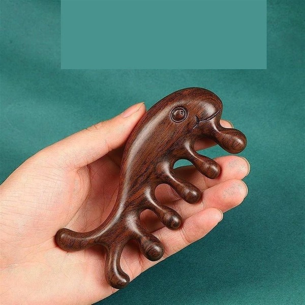 Sandalträ Massagekam Sandalträ Massagekam Förtjockar Och Breddar Tandcirkel