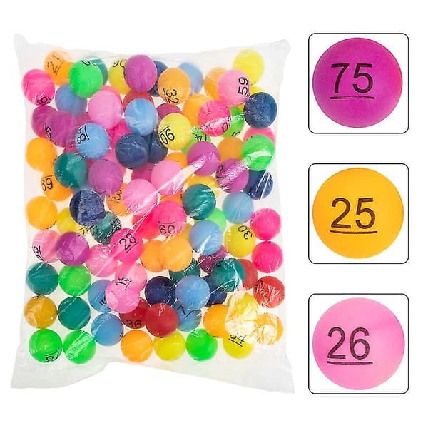 100 st Lotteribollar