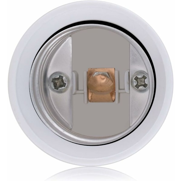 4x Sockeladapter - B22 till E27 sockelkonverter - Bajonettbaslamphållare adapter för halogen LED-lampa