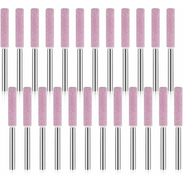 Pakke med 24 kædesavsslibesten, 3X4.8Mm kædesavsslibepoleringsværktøj
