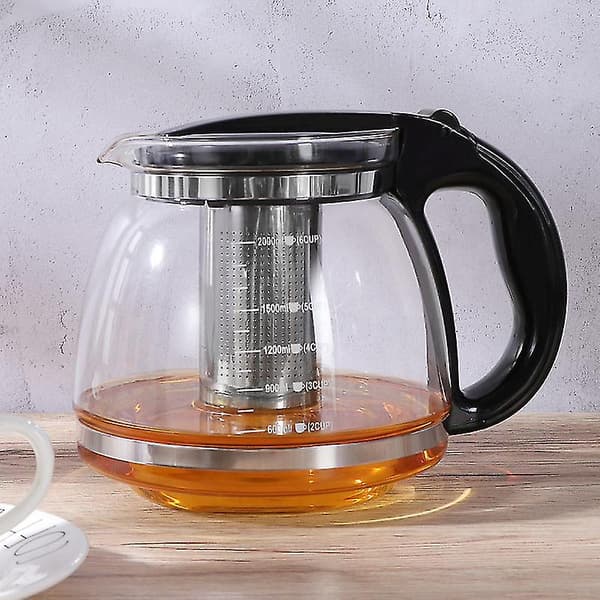 1 st Rostfritt Stål Filter Glas Tekanna