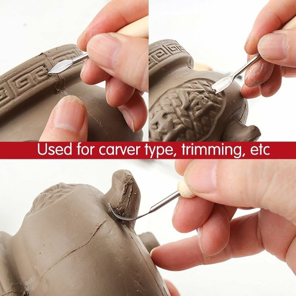 11 st keramikverktyg Keramik lera modelleringsverktyg lera modelleringsverktyg för professionella nybörjare