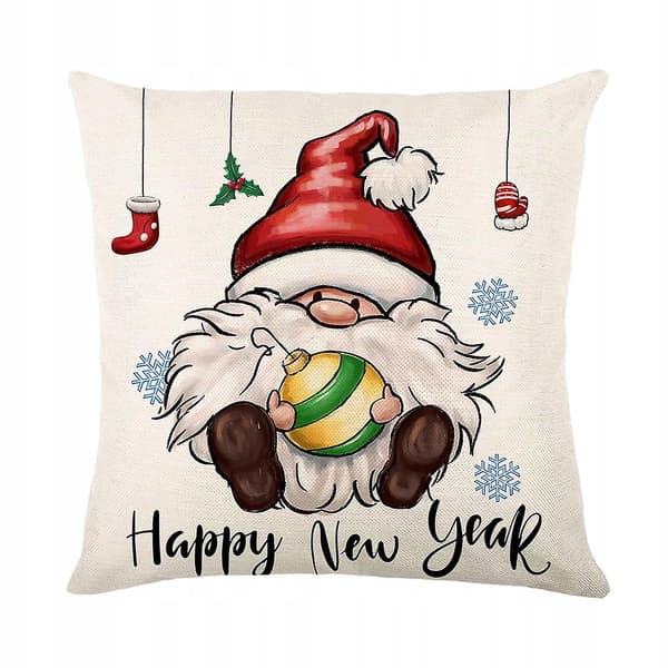 Jul örngott röd julgran örngott