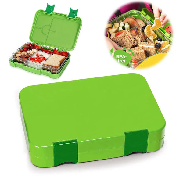 Freetoo Campus lunchlåda, lunchlåda junior barn lunchlåda, bento-låda med variabla fack