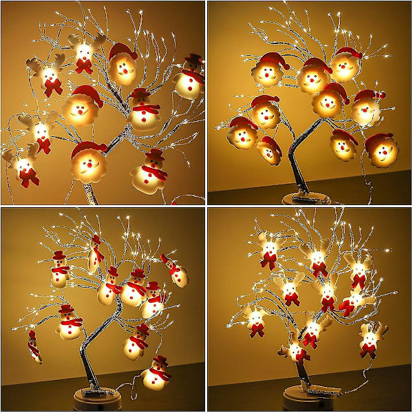 10led String Lights Christmas Snowman Fairy Light Utomhus Garland Gardin String Holiday Xmas Party Jul Nyår LampStyle 1