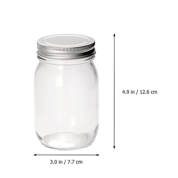 4 st Mason Jar Glasburkar