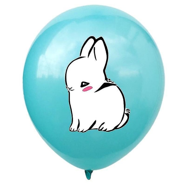Skogsballonger med djurmotiv för barn - Latexballonger för barnkalas och 100-2