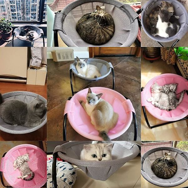 Kattbädd hundbädd husdjurshängmatta fristående kattbädd