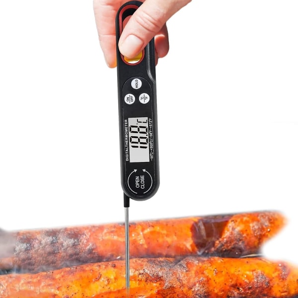 5 delar tillagningstemperaturlogger, elektrisk kötttemperaturlogger med lång sond | Tillbehör för thermal för hemmet