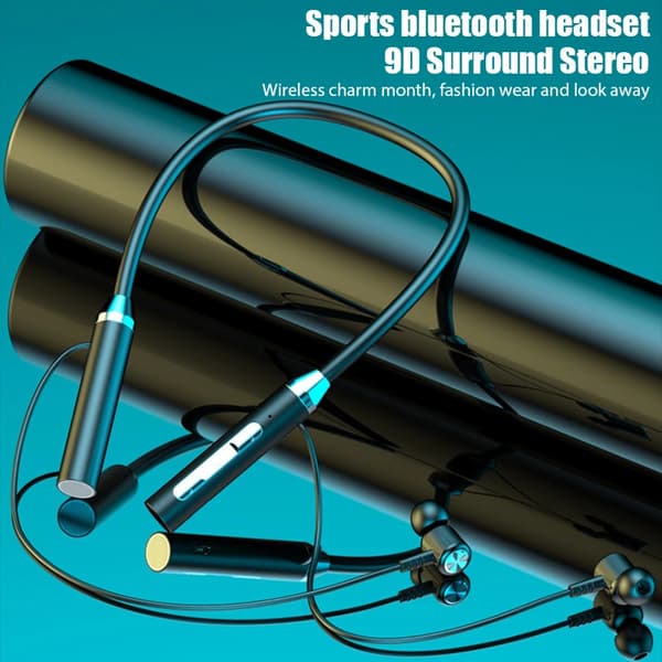 Bluetooth-hörlurar Magnetisk Sport Halshängande