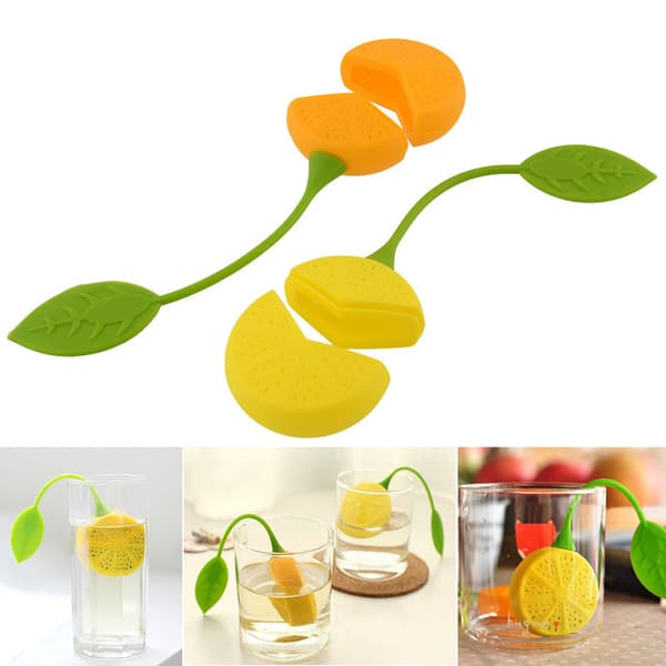 1 st tesil i silikon - Citron Flerfärgad