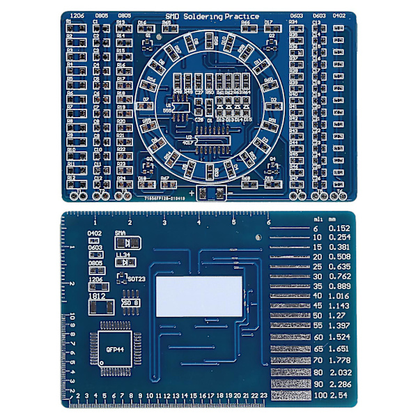 Bärbar Diy Kretskort Pcb Smt Smd Lödningsträningskort För Nybörjare