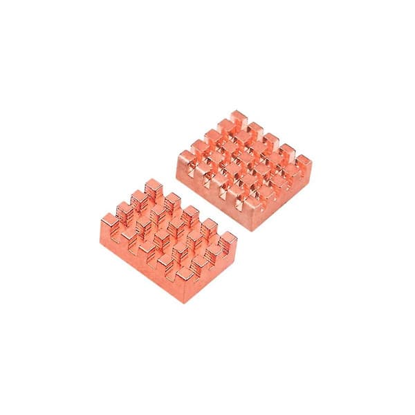 Ren koppar kylfläns för Orangepi Zero 2w, kylfläns för Orangepi Cpu moderkort, multifunktionell kylfläns