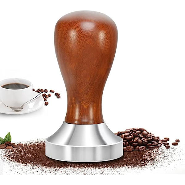 Espressotamp 51mm brun