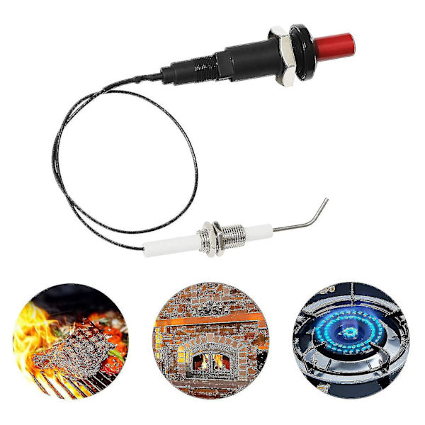 3 st universella keramiska elektrod tändstift elektronisk enhet för grill och öppen spis gas S