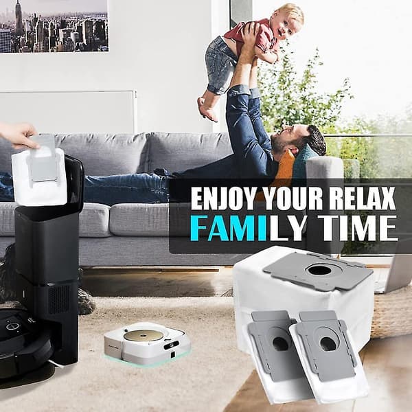 Dammsugarpåsar Automatiska Smutsavfallspåsar Kompatibla Med Irobot