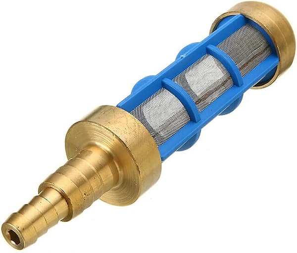 Slangfilter Vattenpumpsfilter i mässing med 3/4" 1/2" slangände för högtryckstvätt (1-pack)