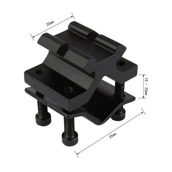 20MM ring rail clip, lämplig för oscilloskop/laser/bipod/ljus 1 st