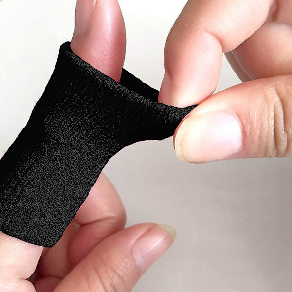 10 st fingerhylsor, fingerskydd för sport, elastiskt fingerskydd, stretchiga