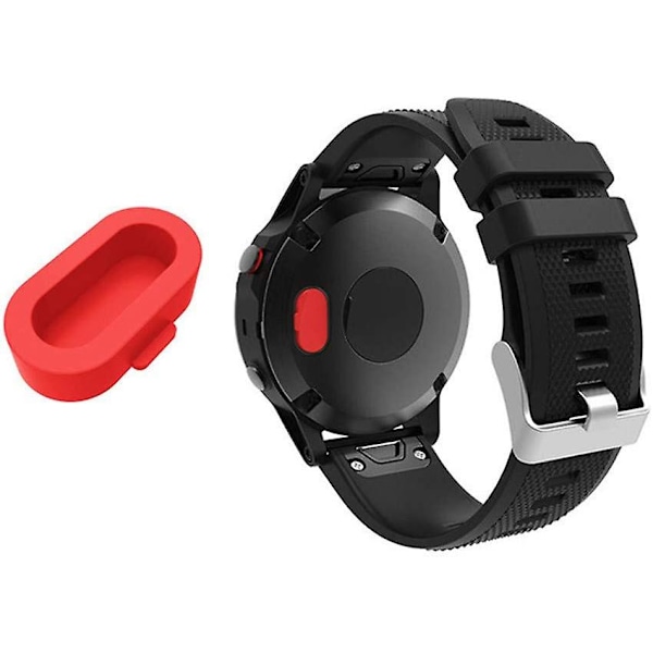 10-pak støvdeksel kompatibelt med Garmin Fenix 5/5s/5x/6/6s/6x/6 Pro/6s Pro/6x Pro/forerunner 935/vivoactive 3/4/4s Smartklokke Silikon Laderport P