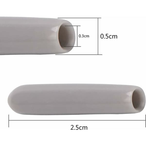 Diskmaskinslock [100 stycken], Diskmaskinskorgskydd, Diskmaskinslock för att skydda diskkorgsstift, Rostskydd (Grå)