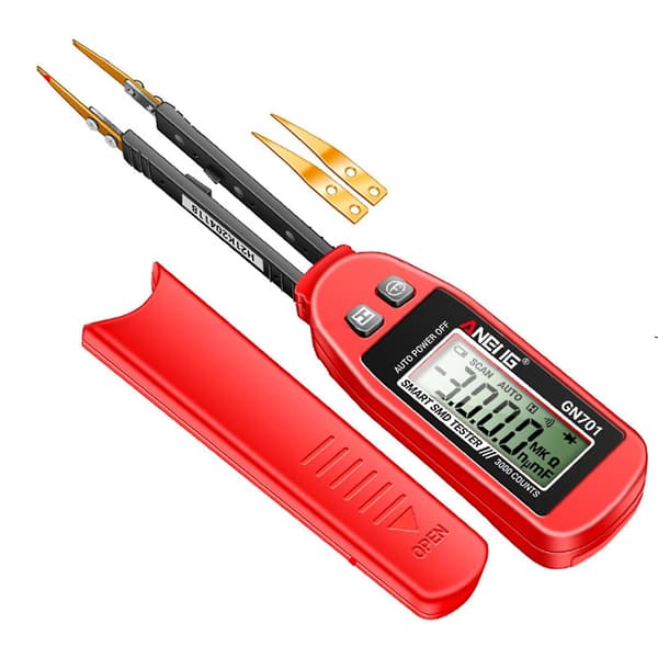 Smd Tester Meter Resistans Kapacitans Multimeter Auto Range Komponent Tester Yo