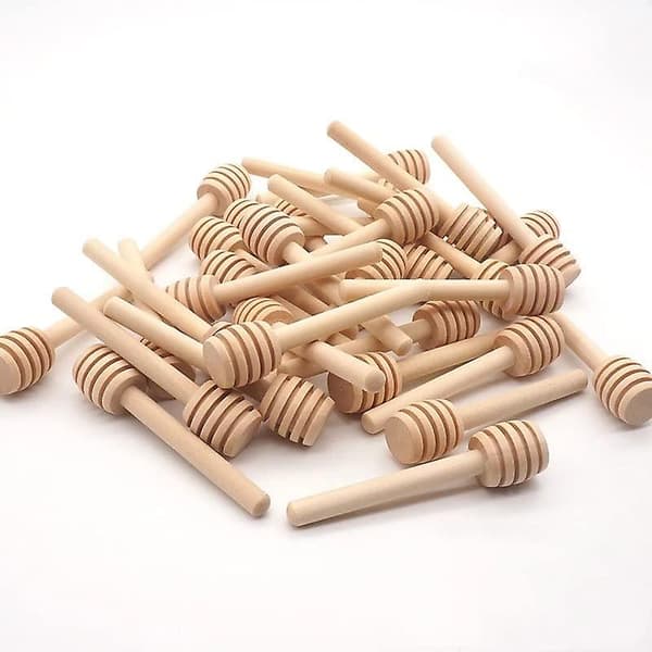 30-pack honungssked Honey Jam Spoon Stick Mini Honey Spoon Mini Stirring Stick