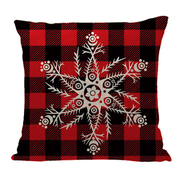 Hemma Jul Dekoration Kuddfodral Familj Kuddfodral Kast Kuddfodral Linne Kuddfodral