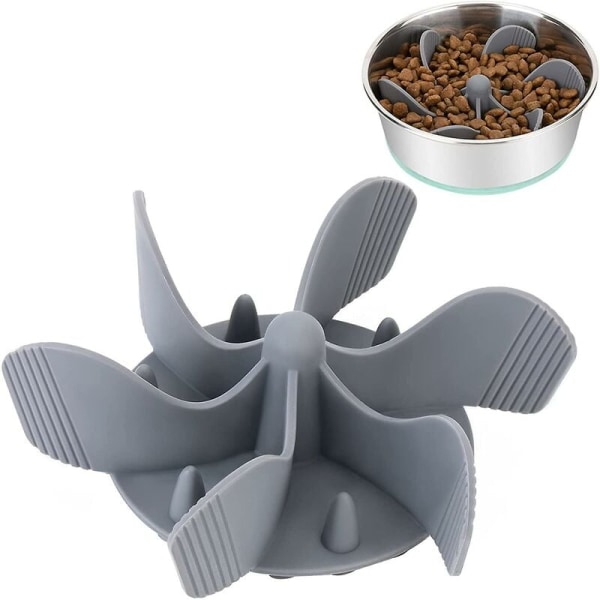 Långsamt matande hundskål [38 Octopus Suction Cup] Super robust hundskål med långsam matning