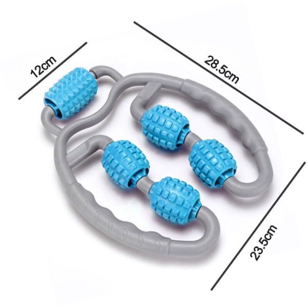 Skumrulle Massager för Benmuskler Hem Relief Post Workout Workout Självmassager Relief Djupvävnadssmärta Facsia, Blå
