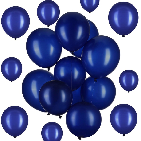10 tum 2,2 g bläck latex ballong Starry Night dekoration ballongblå
