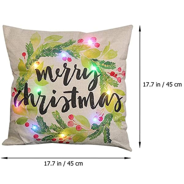 Julbelysning LED Kuddfodral Heminredning Kuddfodral Soffa Blinkande