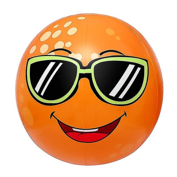 1 st Uppblåsbar Orange Sprinkler