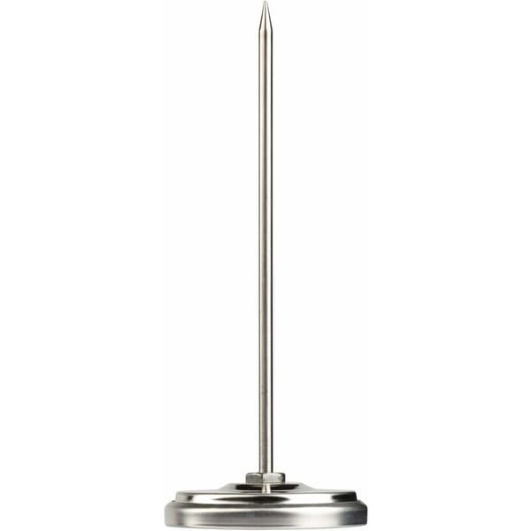Kødtermometer, med symboler for nem aflæsning, rustfrit stål, sølv (1 stk.)