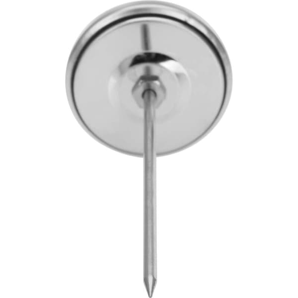 Köttermometer, med symboler för enkel avläsning, rostfritt stål, silver (1 st)