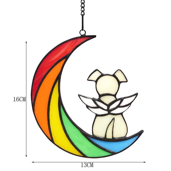 Rainbow Angel Wings DogB