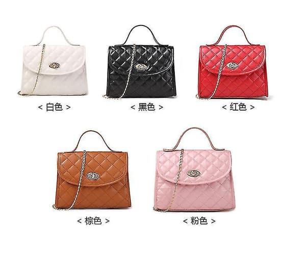 Liten budväska för kvinnor Trend Kvinnlig Axelväska Mode Dam Crossbody Väskor Handväskor Vit