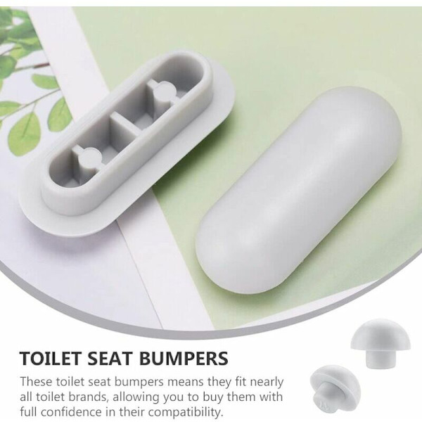6 stk. toiletsæde kofangerstang universal toiletsæde toiletsæde badeværelse toilet