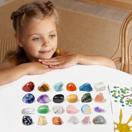 24-dagars julkalender med kristaller - Presentförpackning för mineralsamlare vit XXS
