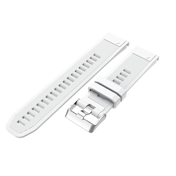 För Garmin Garmin Forerunner 945 Snabbkoppling Silikon Armband (spänne) Vit